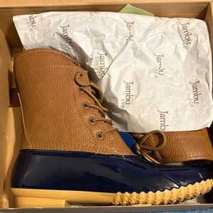 Jambu Tan and Blue Waterproof Boots 10M